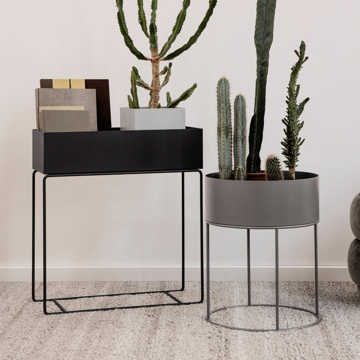 Plant Box et Plant Box rond de ferm Living