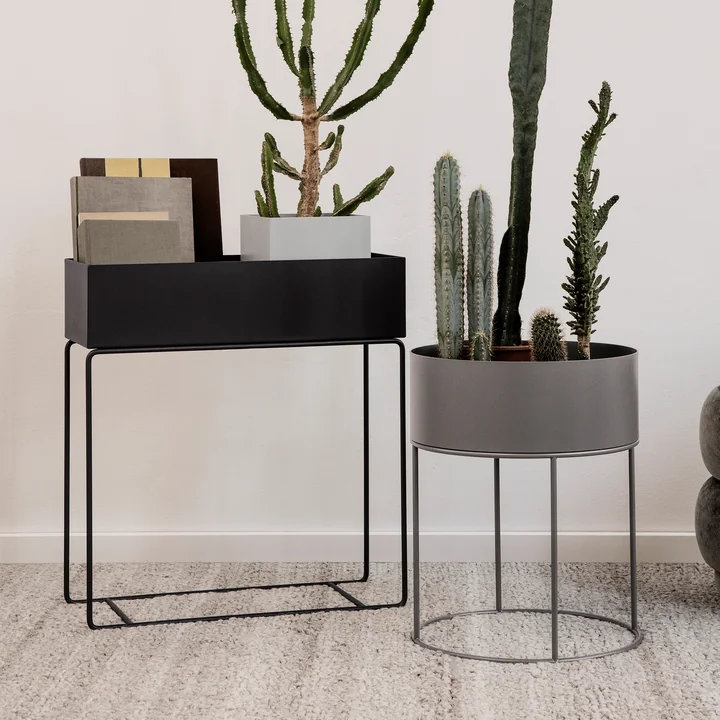Plant Box et Plant Box rond de Ferm Living