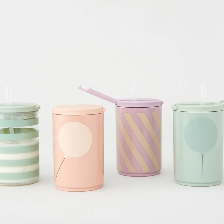 Kids life Tasse à paille pour boire de Design Letters