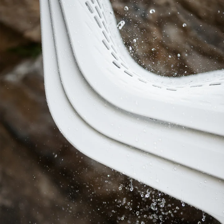 Plank - Myto Chaise, extérieur, blanc 