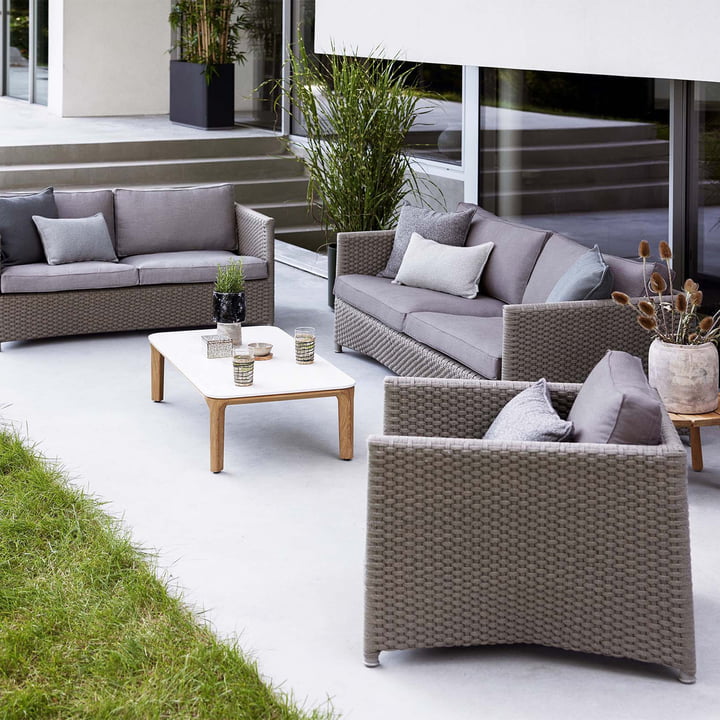 Diamond Outdoor Fauteuil Lounge & Canapé de Cane-line