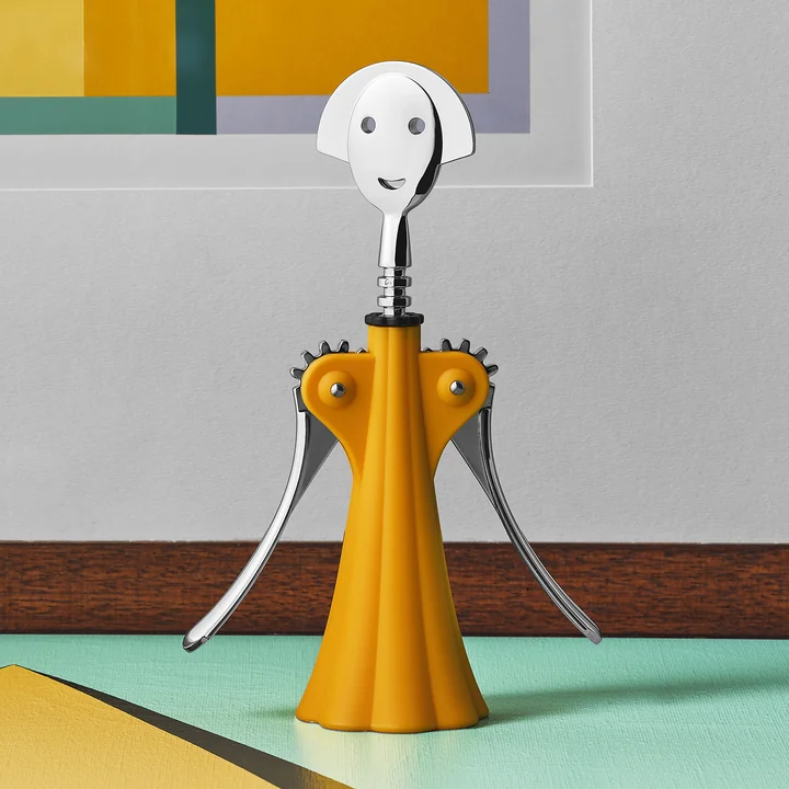 Tire-bouchon Anna G. de A di Alessi en jaune