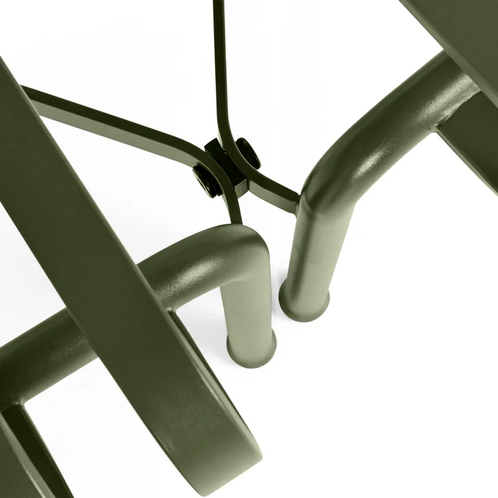 Palissade Park Dining Bench de HAY dans la couleur olive