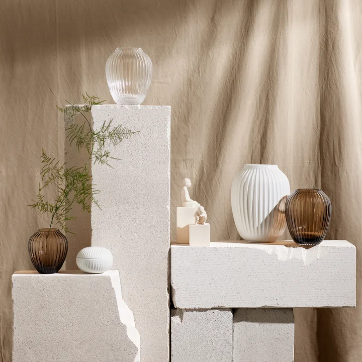 Hammershøi Vase en verre de Kähler Design