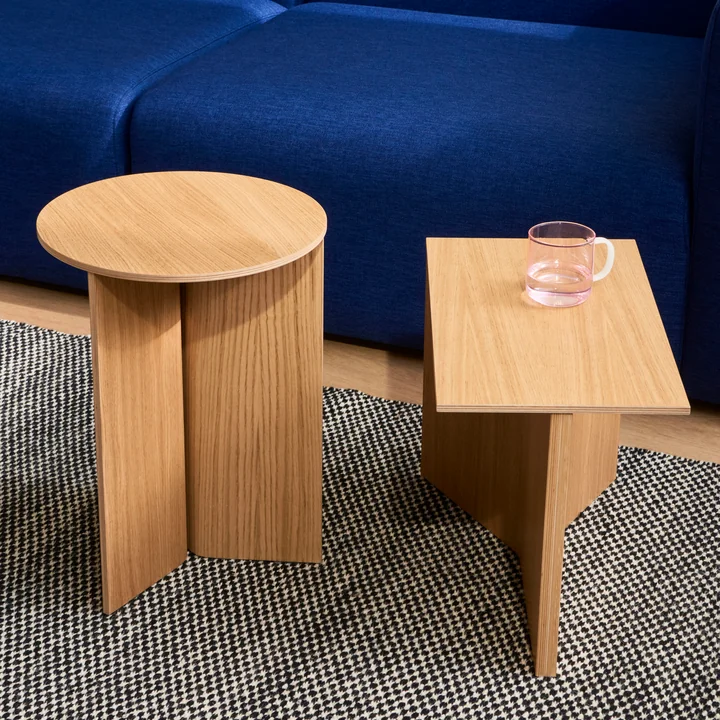 Slit Table Round et Slit Table Oblong de HAY