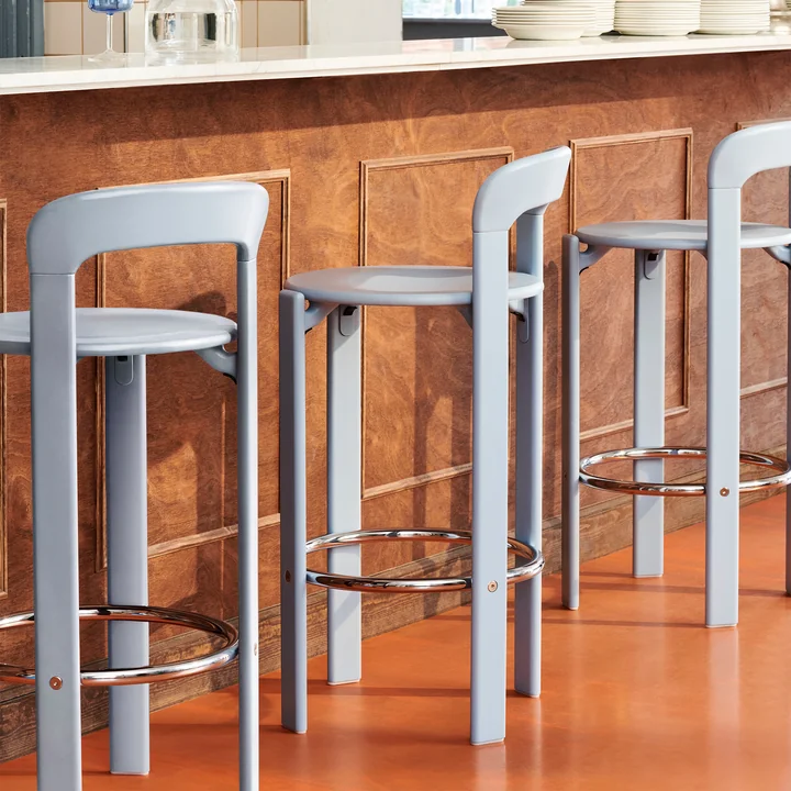 Rey Tabouret de bar, slate blue de HAY