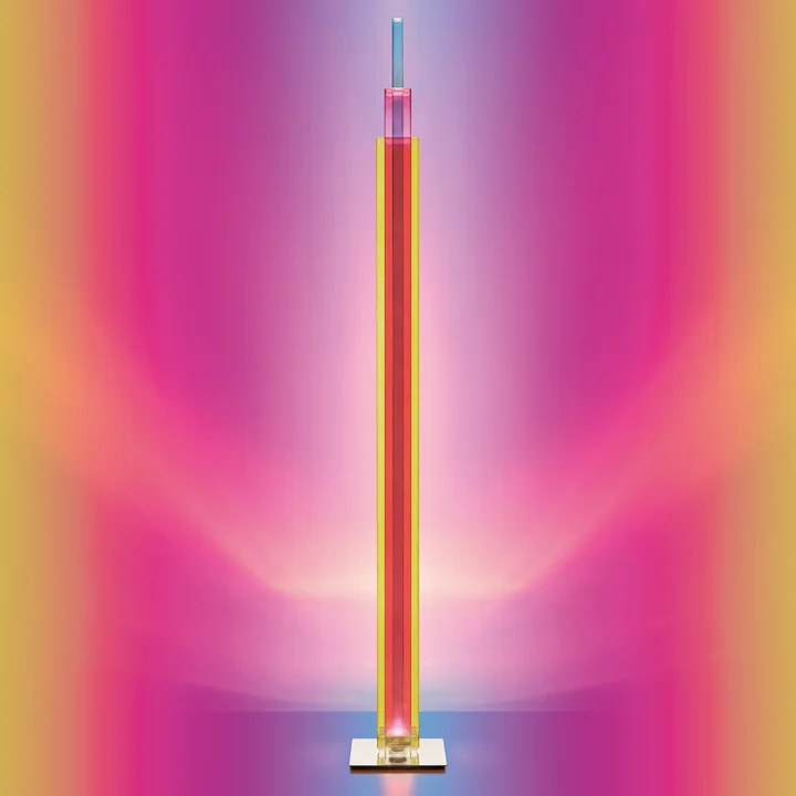 Uptown LED lampadaire de Foscarini en jaune / rouge / bleu