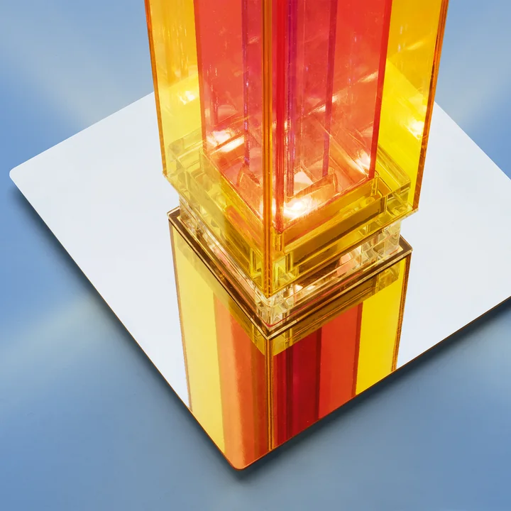 Uptown LED lampadaire de Foscarini en jaune / rouge / bleu