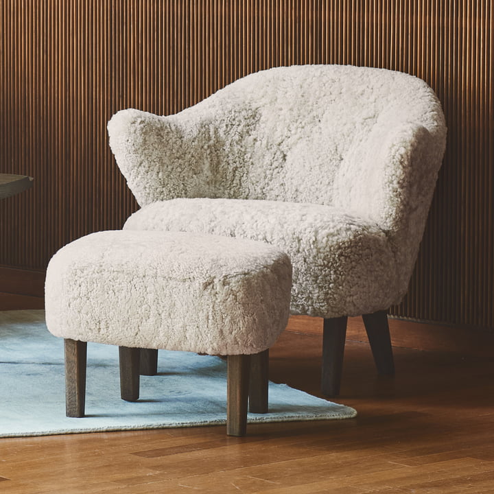 Audo - Ingeborg Fauteuil et repose-pieds