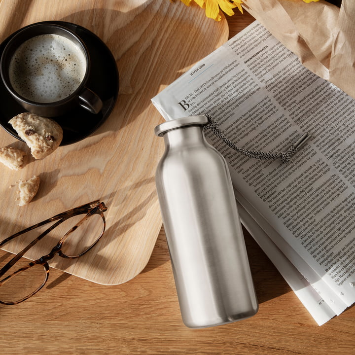 To Go Bouteille thermos de Eva Solo en couleur inox