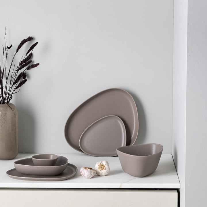 Curve Stoneware Assiette de LindDNA