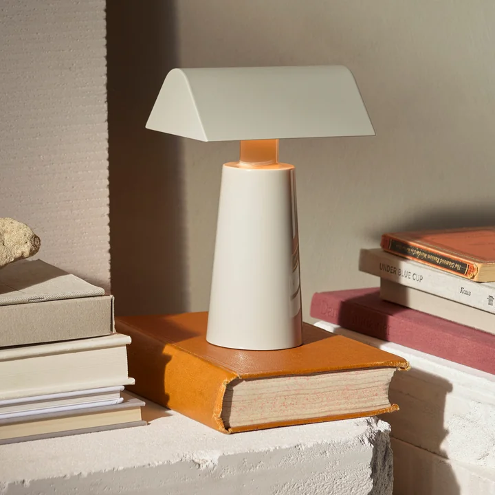 Caret MF1 lampe à accu, silk grey de & Traditon