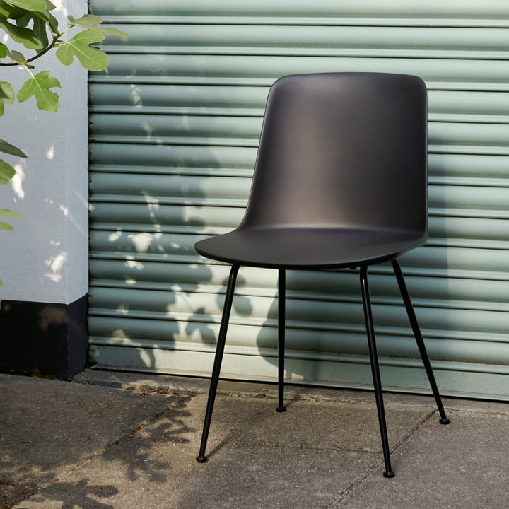 Rely HW70 Outdoor Chair, noir / noir de & Tradition