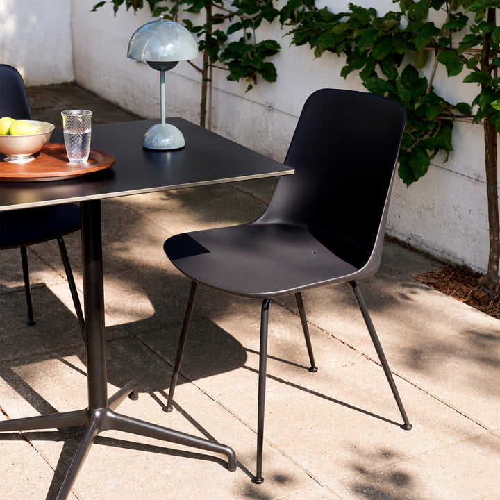 Rely HW70 Outdoor Chair, noir / noir de & Tradition