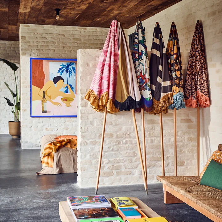 Framed Artwork Tableau mural avec cadre en plexiglas de HKliving dans la version catch my drift et parasols