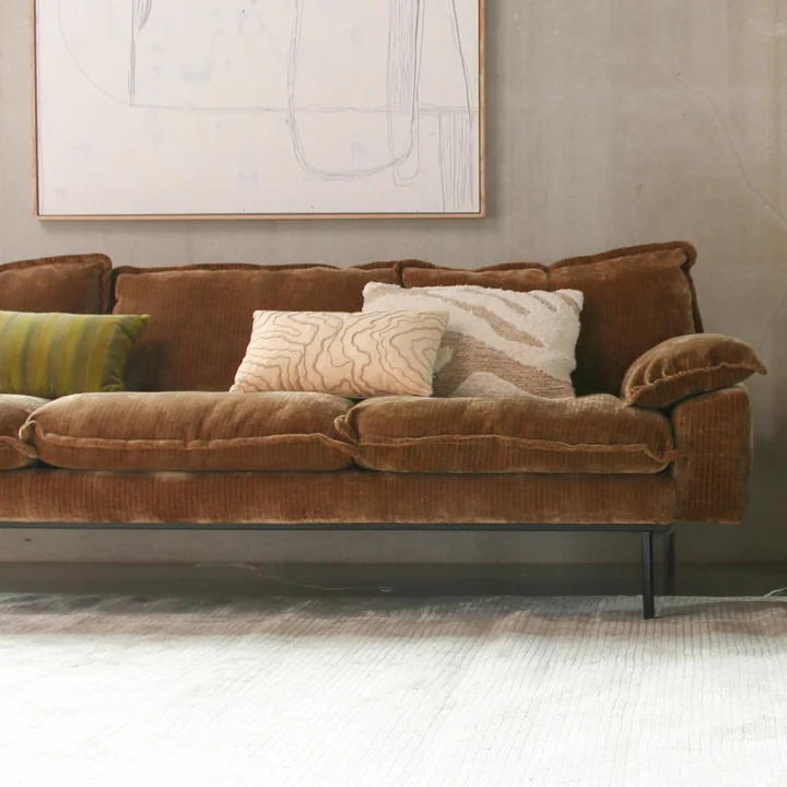 Fluffy Coussin de HKliving dans la couleur blanc / beige