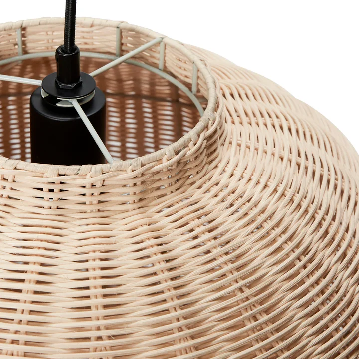Chand Suspension de Hübsch Interior dans la version rattan
