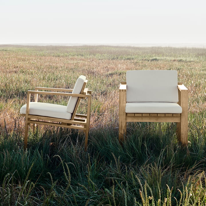 BK11 Lounge Chair de Carlsen dans la version teck non traité