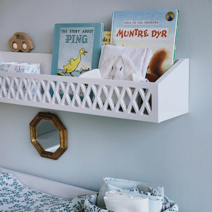 Harlequin Etagère murale de Cam Cam Copenhagen en blanc