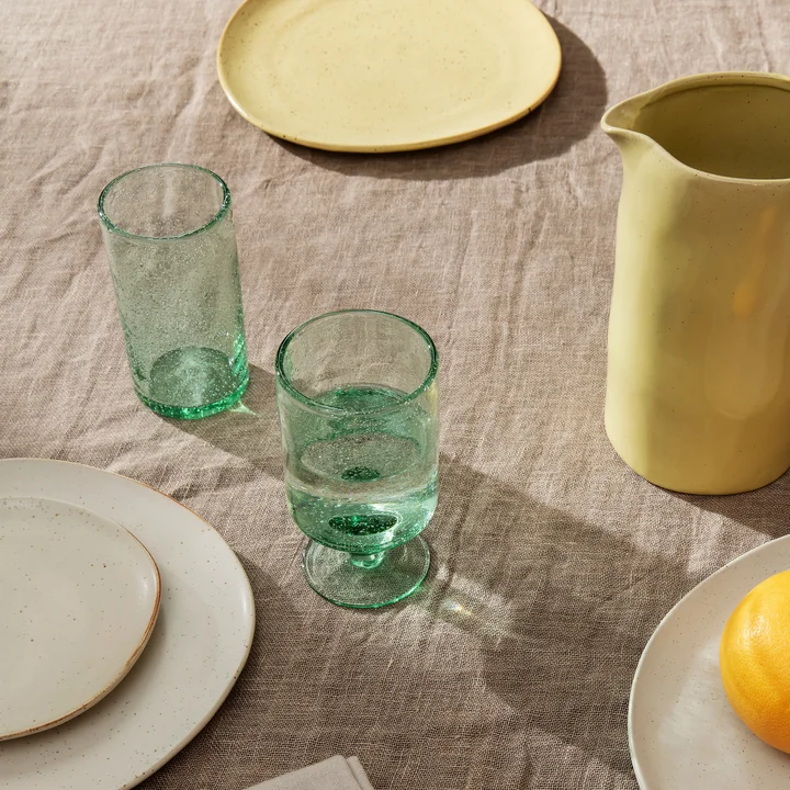 Oli Série de verres de Ferm Living en version claire