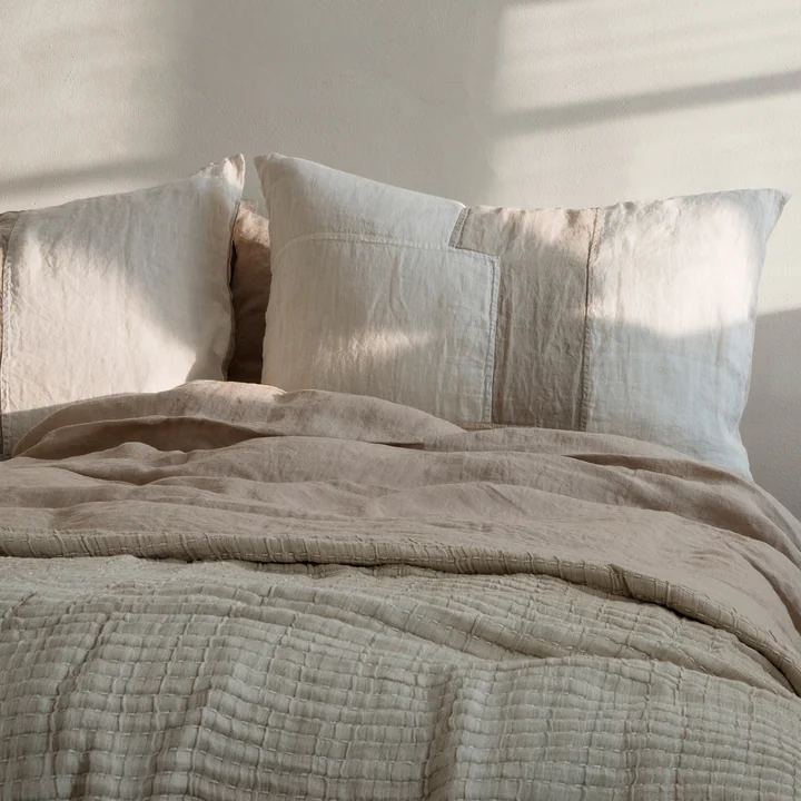Part Coussin Patchwork, off-white de Ferm Living