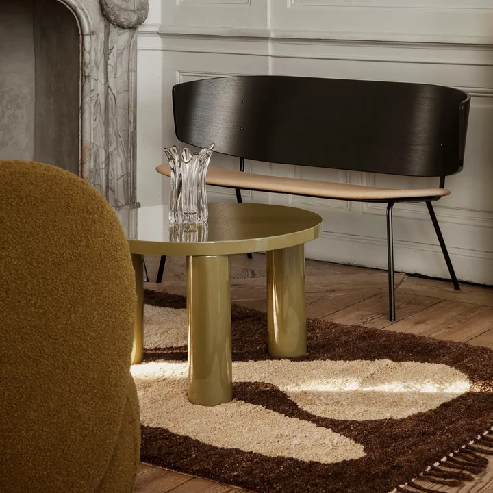 Post Table basse Ø 65 x H 41 cm, olive de Ferm Living