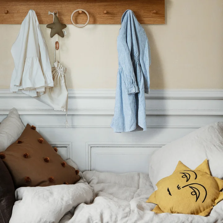 Sun Coussin et boîte à musique Star de Ferm Living