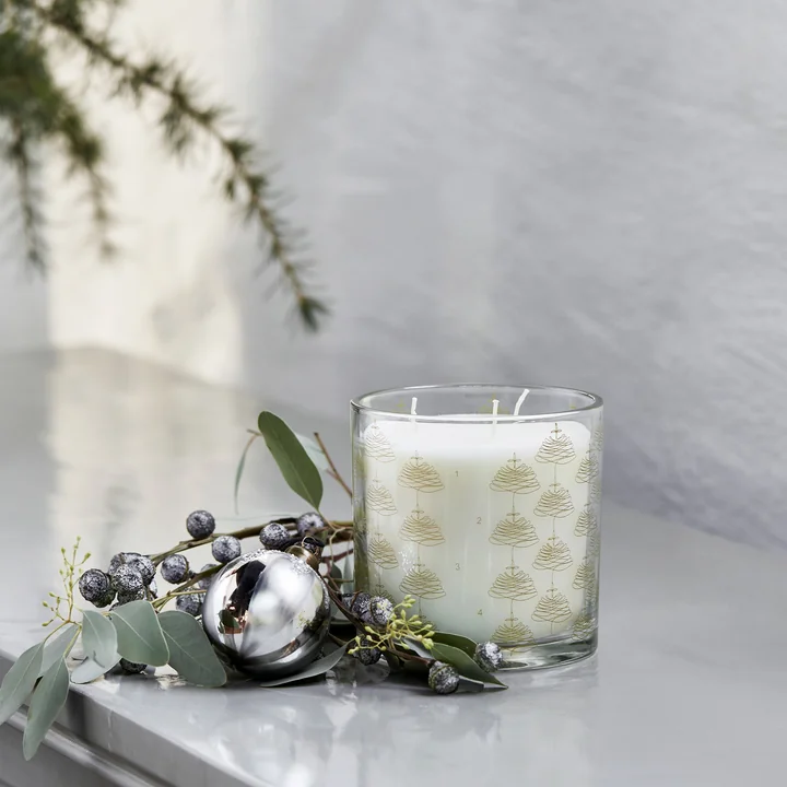 Bougie de l'Avent en verre de House Doctor