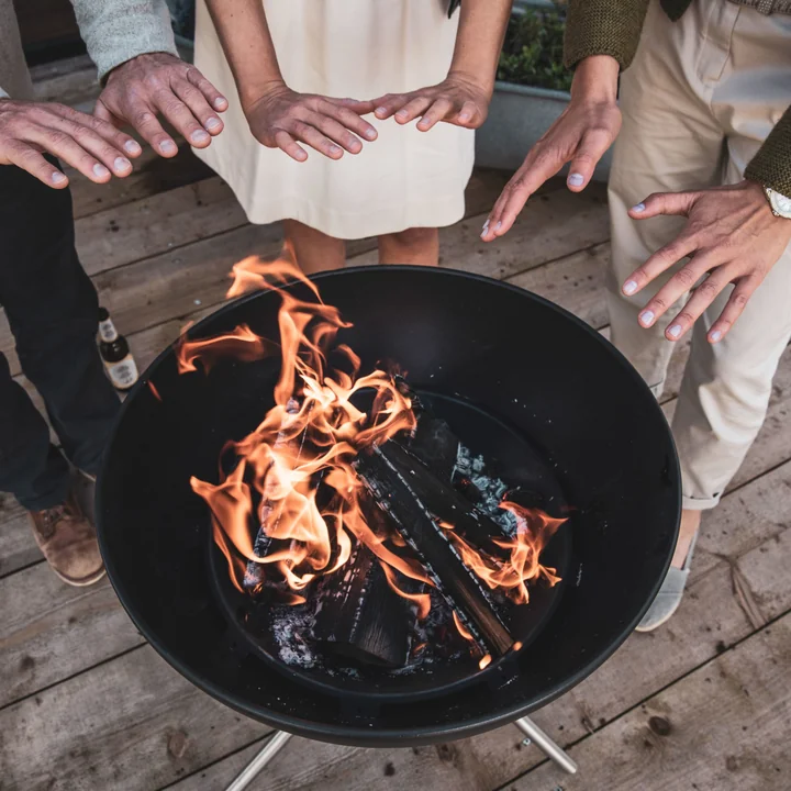 Bowl 57 Coupe à feu, avec trépied de höfats