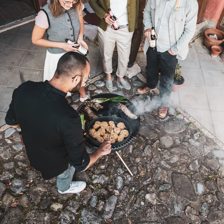 Bowl 57 Coupe à feu, avec trépied de höfats