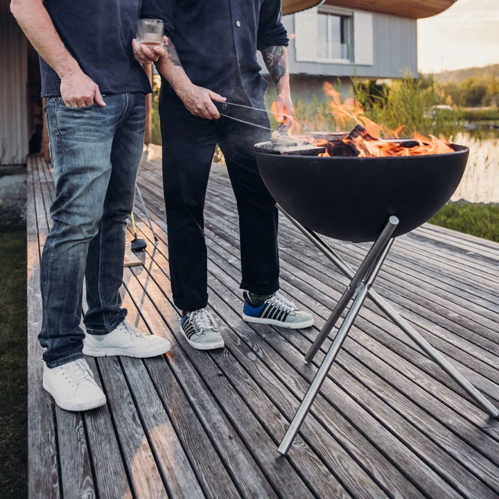 Bowl 57 Coupe à feu, avec trépied de höfats