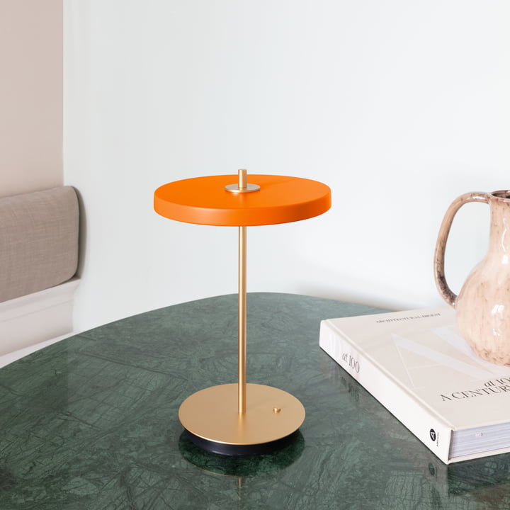 Asteria Move LED Lampe de table de Umage en orange