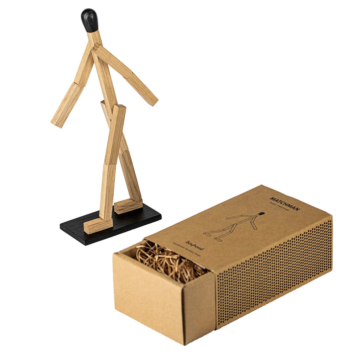 Match Man Figurine en bois de boyhood