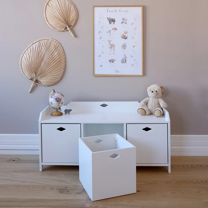 Luca Banc pour enfants avec rangement de Cam Cam Copenhagen