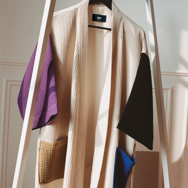 Waffle Peignoir multicolor, cream de HAY