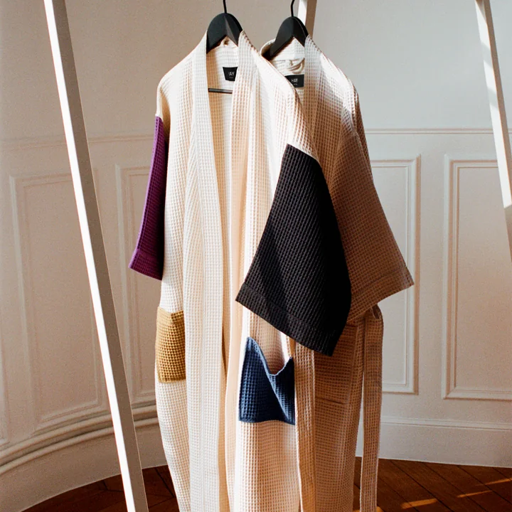 Waffle Peignoir multicolor, cream de HAY