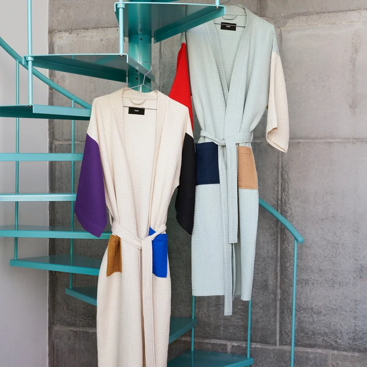 Waffle Peignoir multicolor, cream de HAY