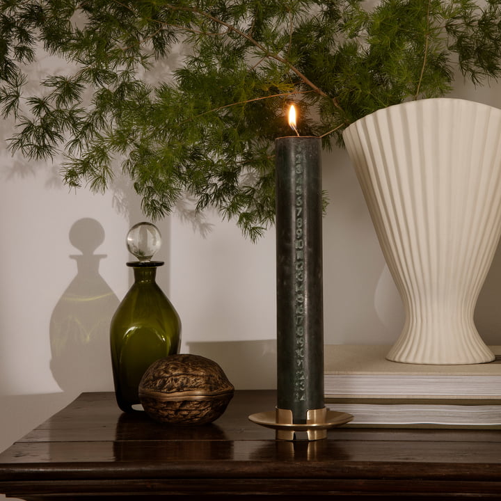 Pure Advent Kalenderkerze et Fountain Vase de ferm Living