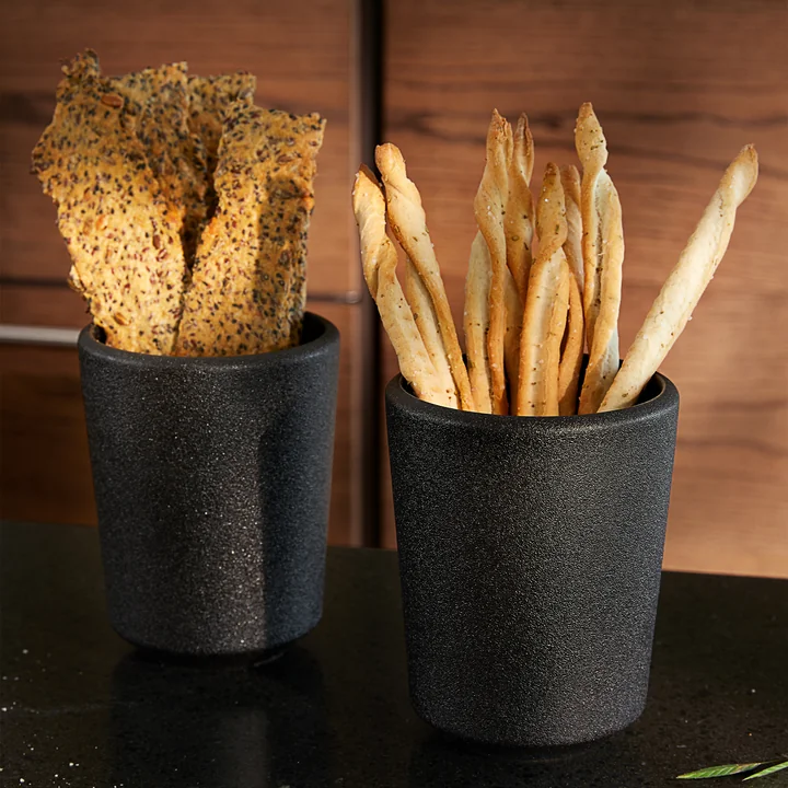 RÅ Récipient pour ustensiles, H 15,5 cm, noir de Rosendahl