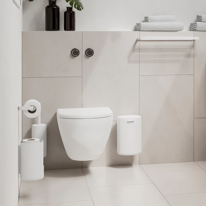 Rim Poubelle (montage mural), 3. 3 l., blanc de Zone Denmark