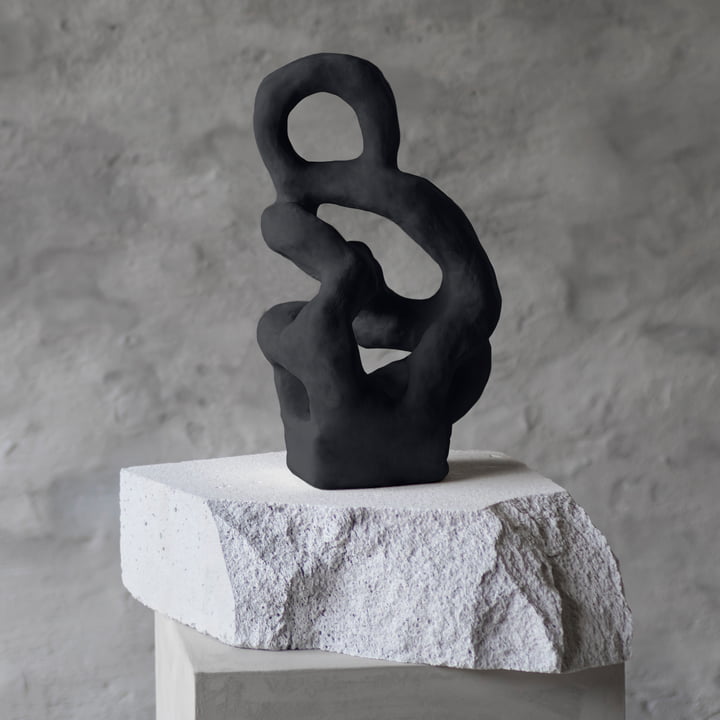 Art Piece Sculpture de Mette Ditmer dans la couleur noire