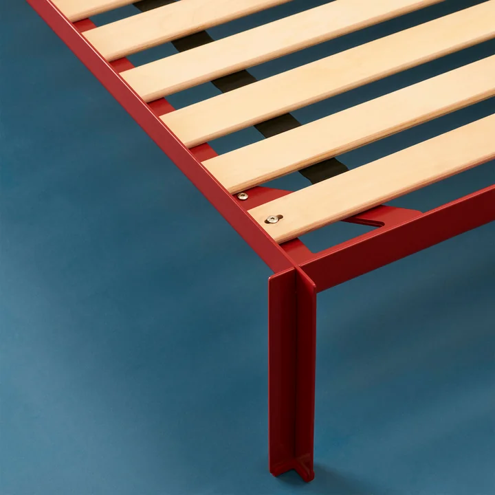 Sommier à lattes standard sur Connect Lit, maroon red de HAY