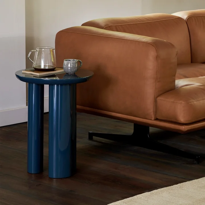 Tung table d'appoint, steel blue de & Tradition