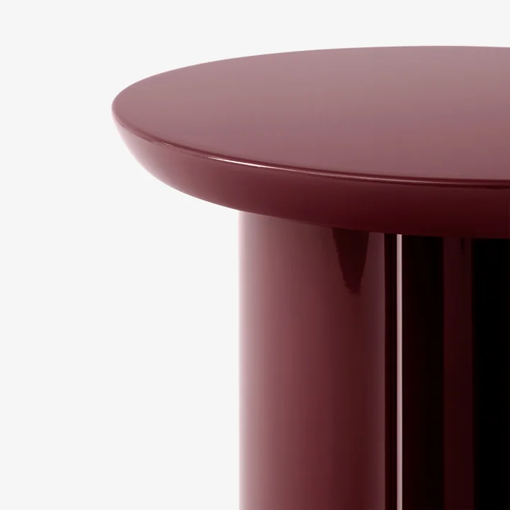 Tung Table d'appoint, burgundy red de & Tradition