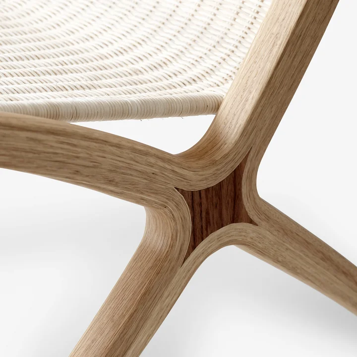 X HM10 Lounge Chair, chêne laqué de & Tradition