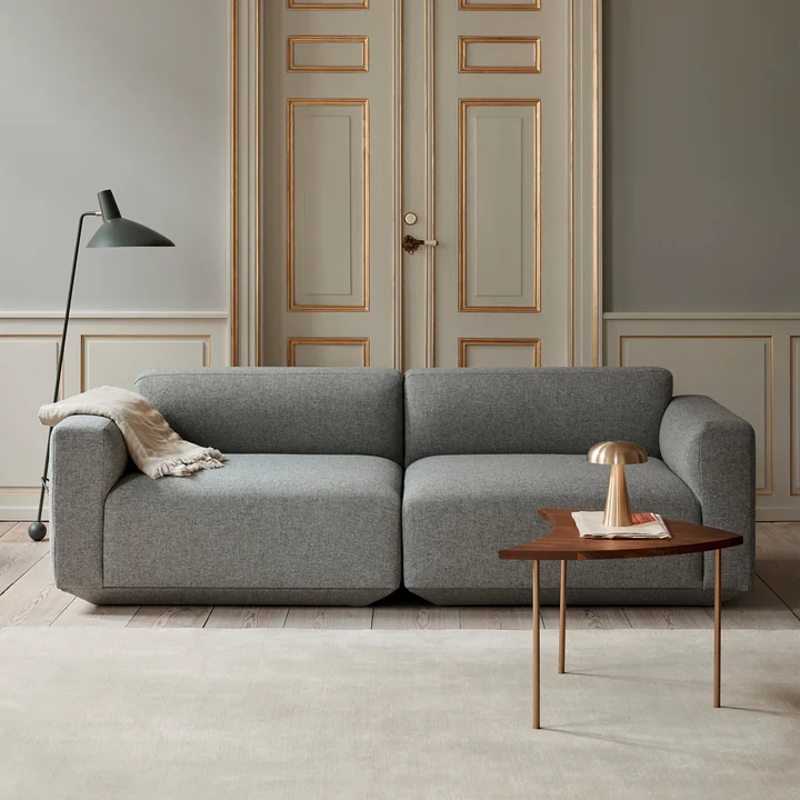 Develius Canapé, configuration A, gris (Hallingdal 130) de & Tradition