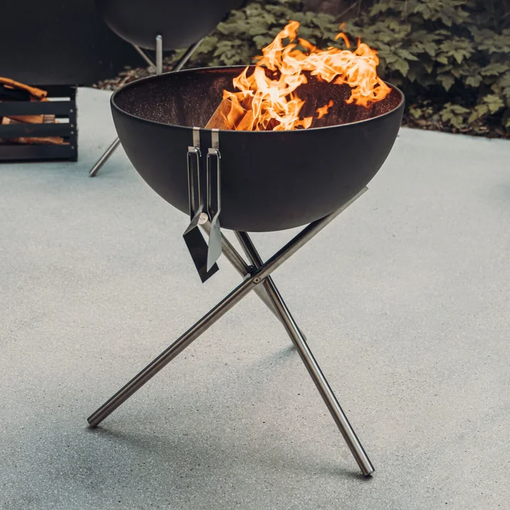 Bowl 70 Coupe à feu avec trépied de höfats