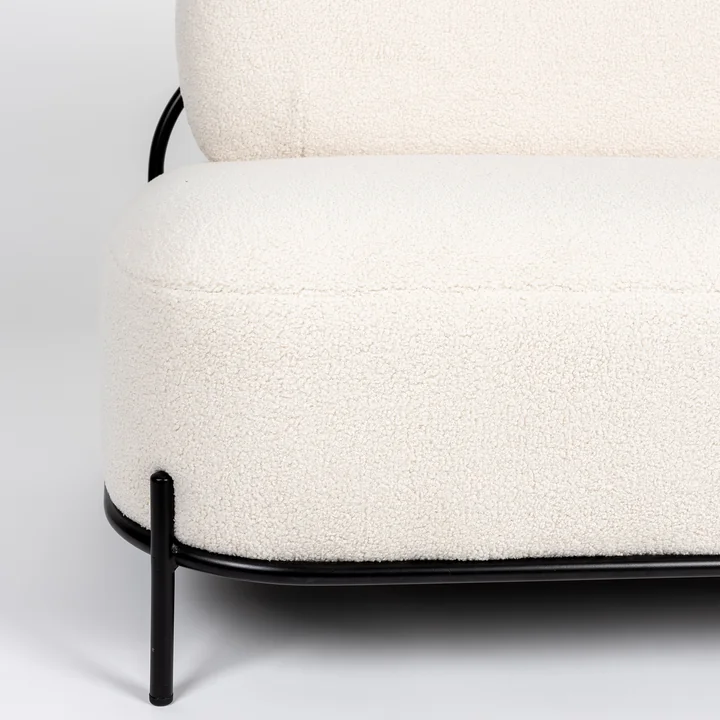 Hatuma Canapé de Livingstone dans la version noir / beige