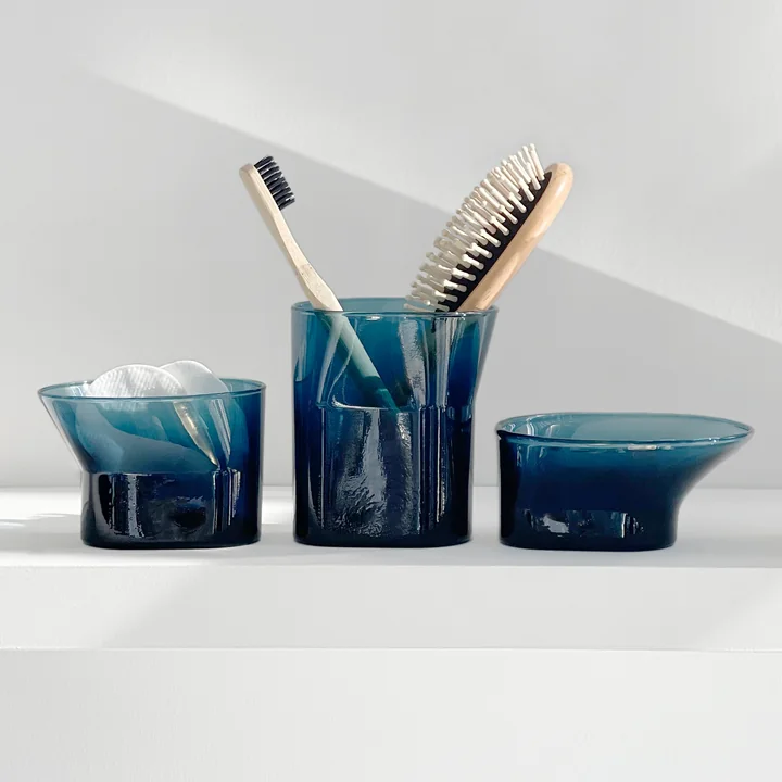 Cala Accessoires de salle de bain de XLBoom dans la couleur bleue