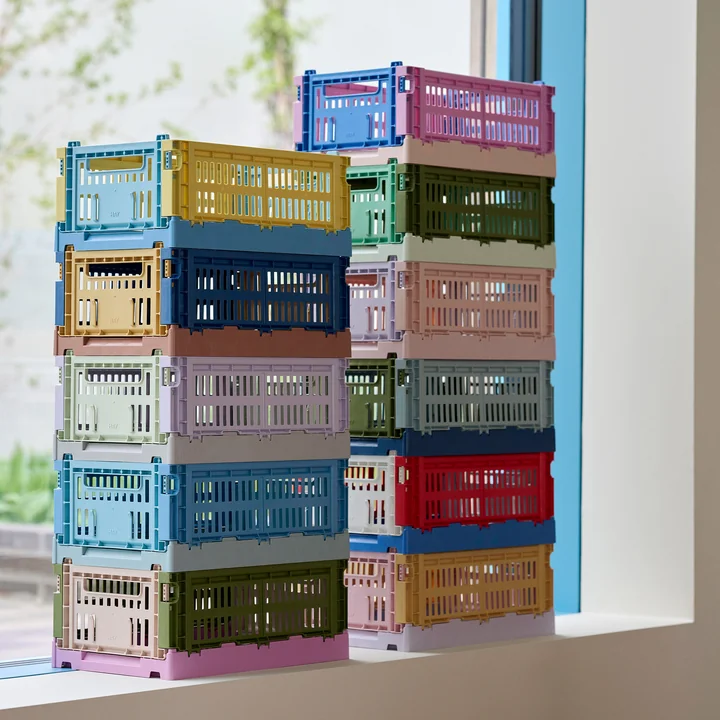 Colour Crate Panier recycled de HAY